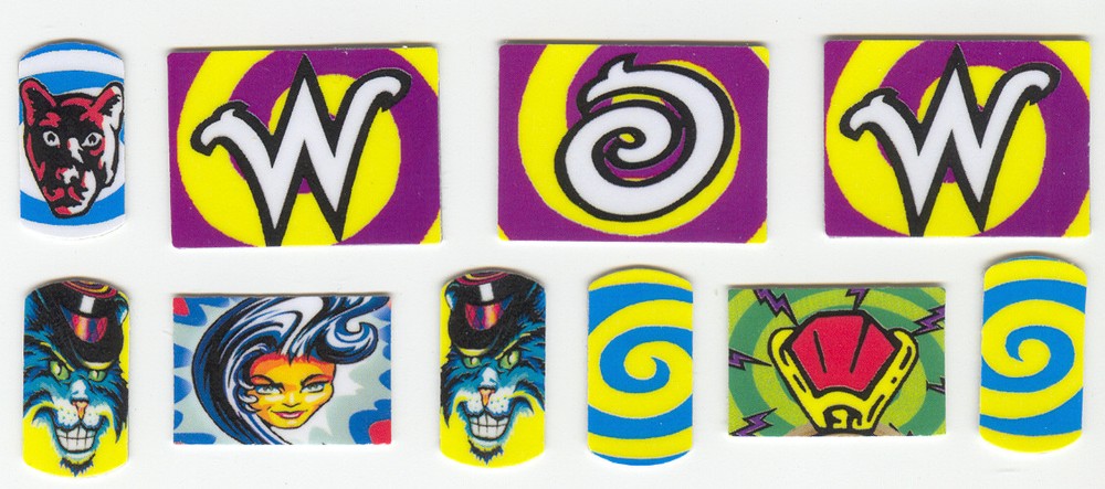 Cirqus Voltaire Pinball Machine Target Decal Set