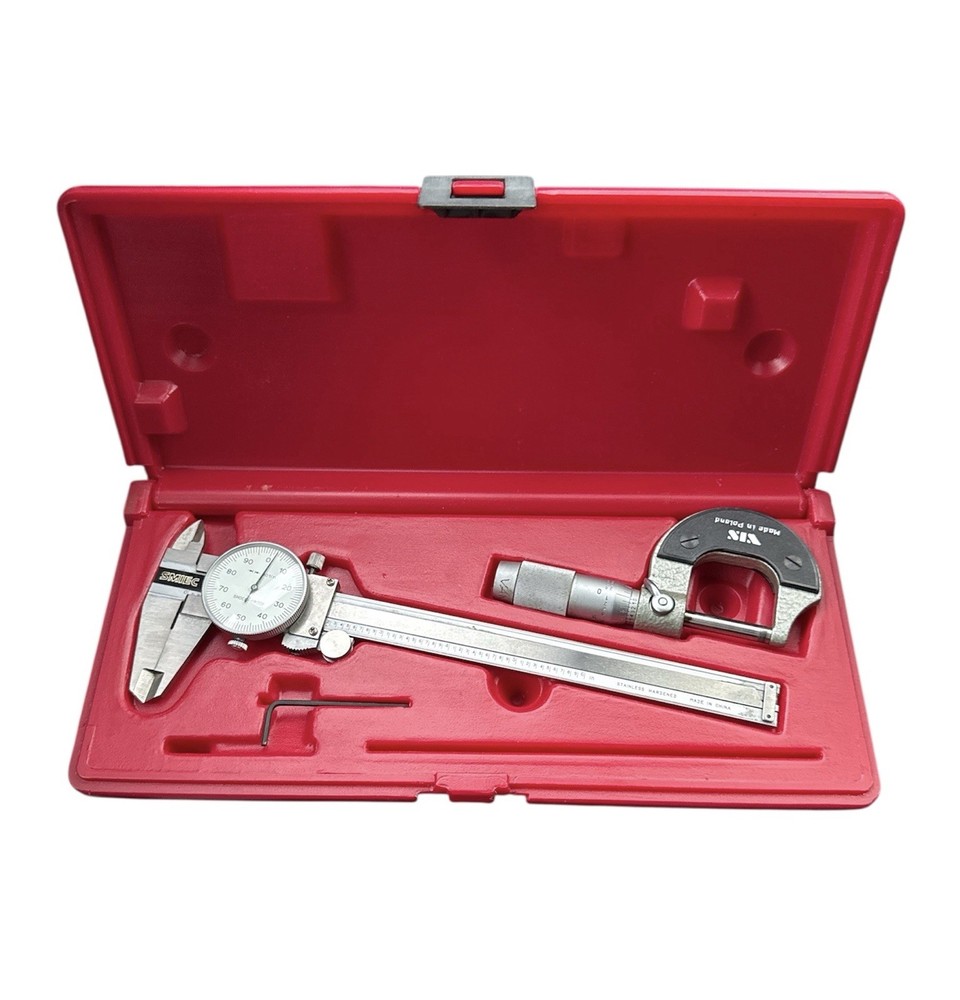 Smiec 6" Mechanical Dial Caliper Set