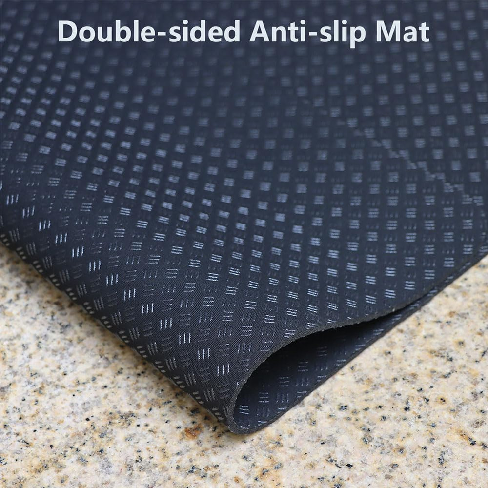 Double-Sided Non Slip Mat for Stepper Exercise Machine & under Desk Mini Ellipti