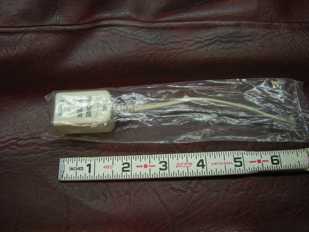 Inline Phone Filter, Model 4000033, New - still in sealed package