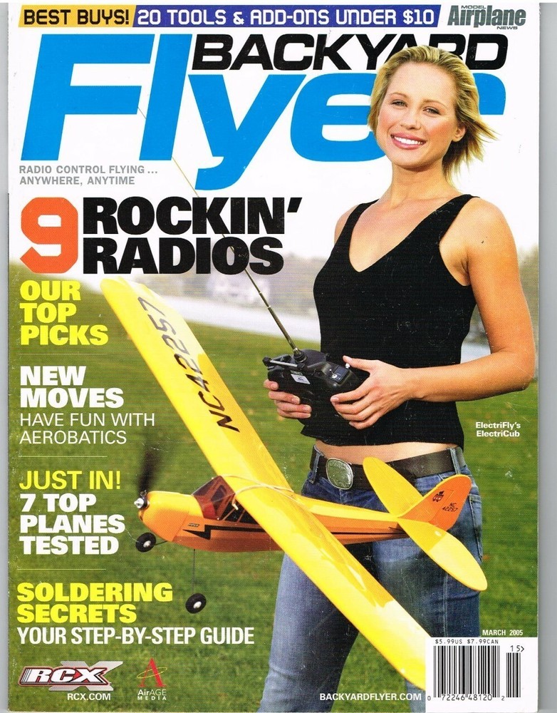 BACKYARD FLYER by MAN magazine March 2005 Wattage Micro Flyer