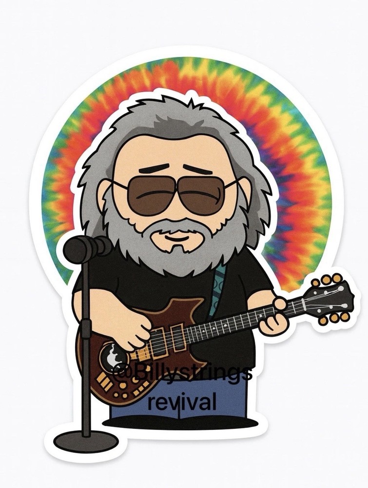 ⚡️Jerry Garcia “6 Pack” Stickers 🌹