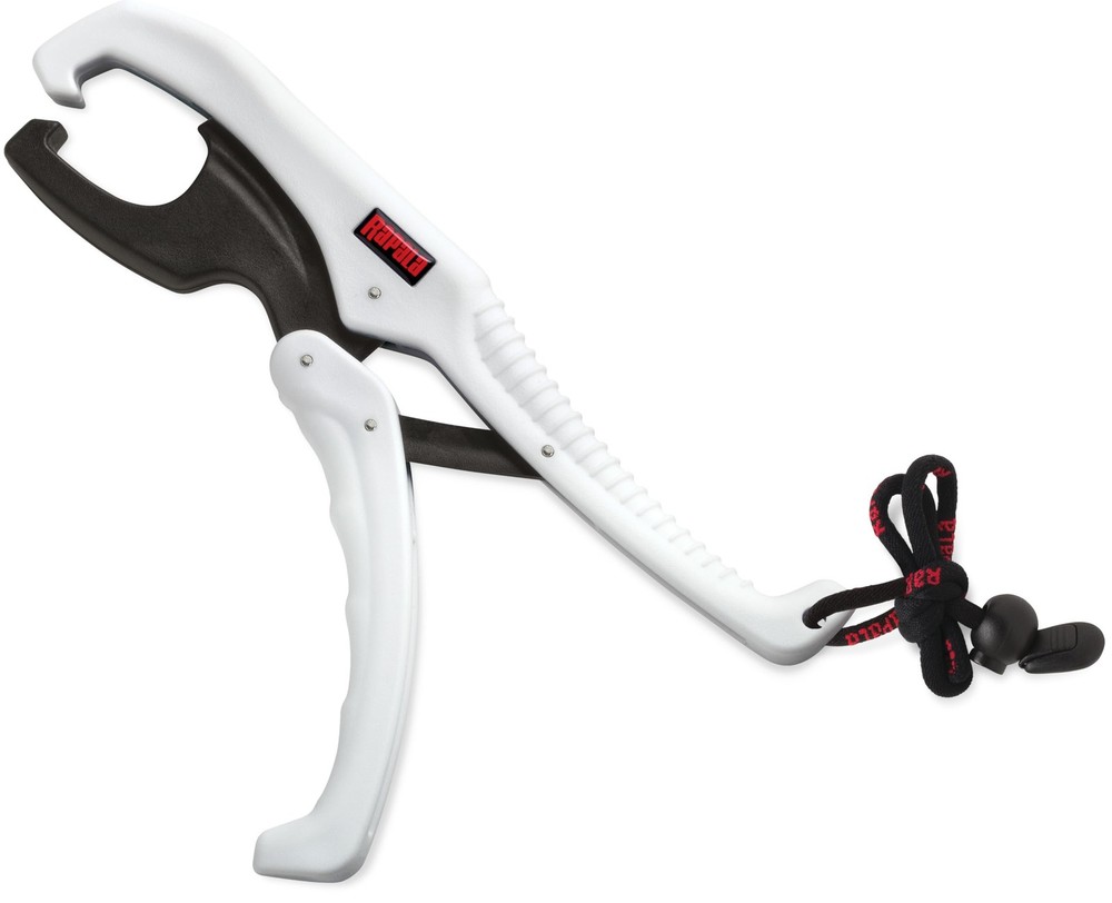 9" Floating Fish Gripper 9", white/black