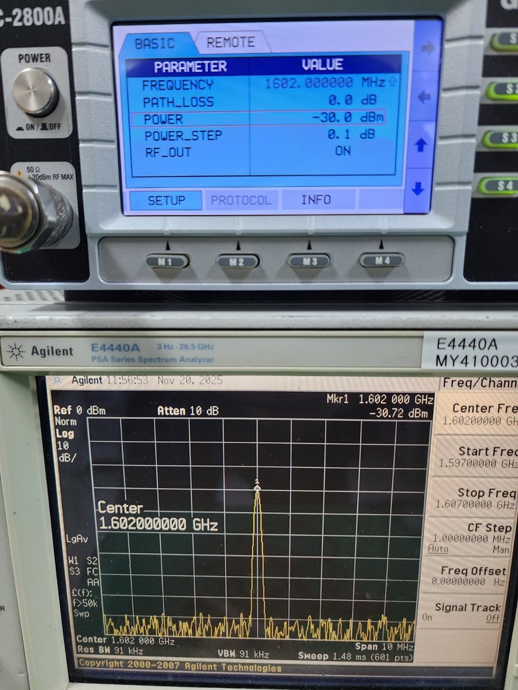 TESCOM TC-2800A GNSS Signal Generator, GPS, GLONASS