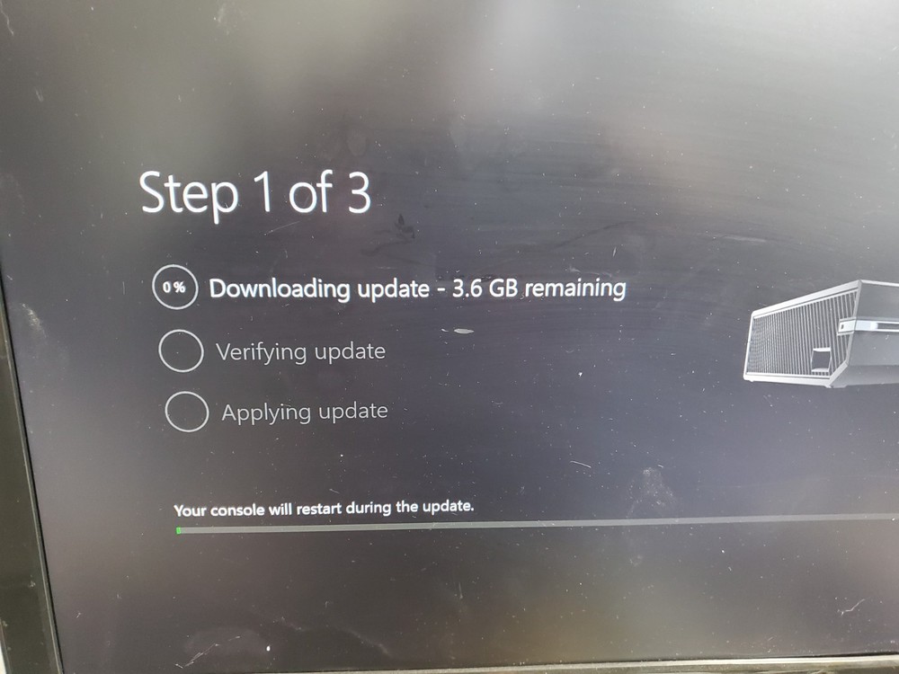 Microsoft Xbox One Console Gaming System Blue 1540 With Charger No Controller