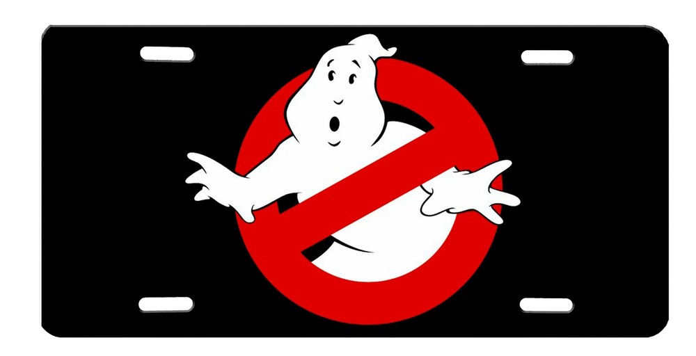 Ghostbusters High Gloss License Plate