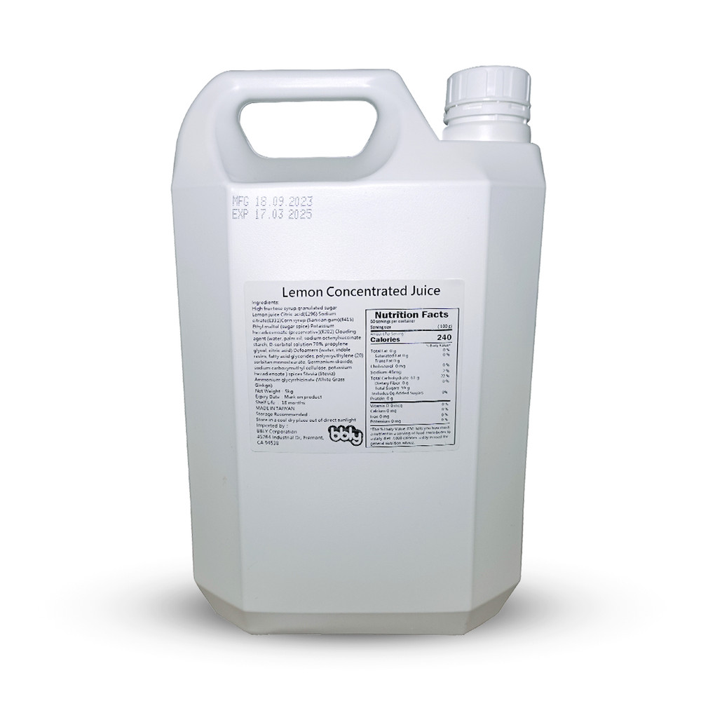 BBLY Lemon Syrup, 11lbs x btl