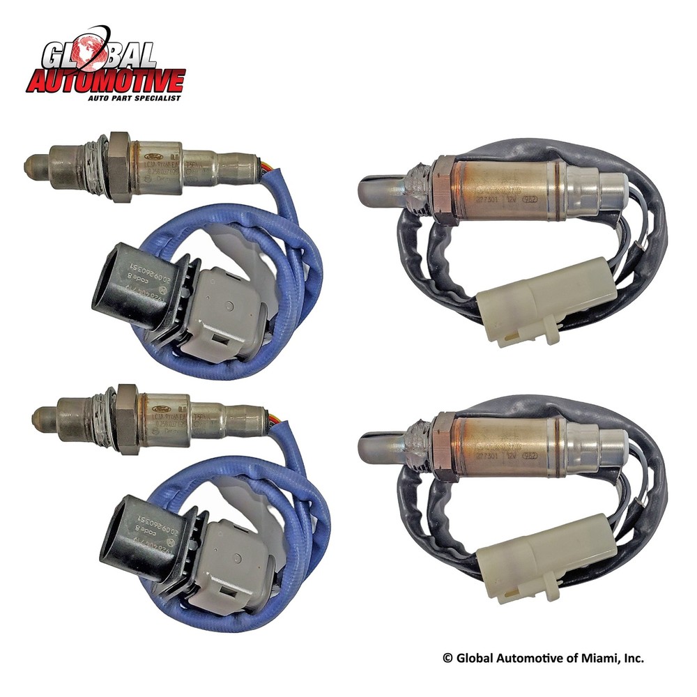 Set of 4 Motorcraft Oxygen O2 Sensor for 2009-2015 Ford E150 E250 E350 E450 Van