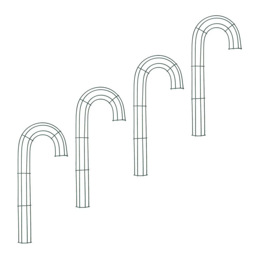 4Pcs Cane Iron Wreath Frame DIY Wreath Accessory Christmas Accessory