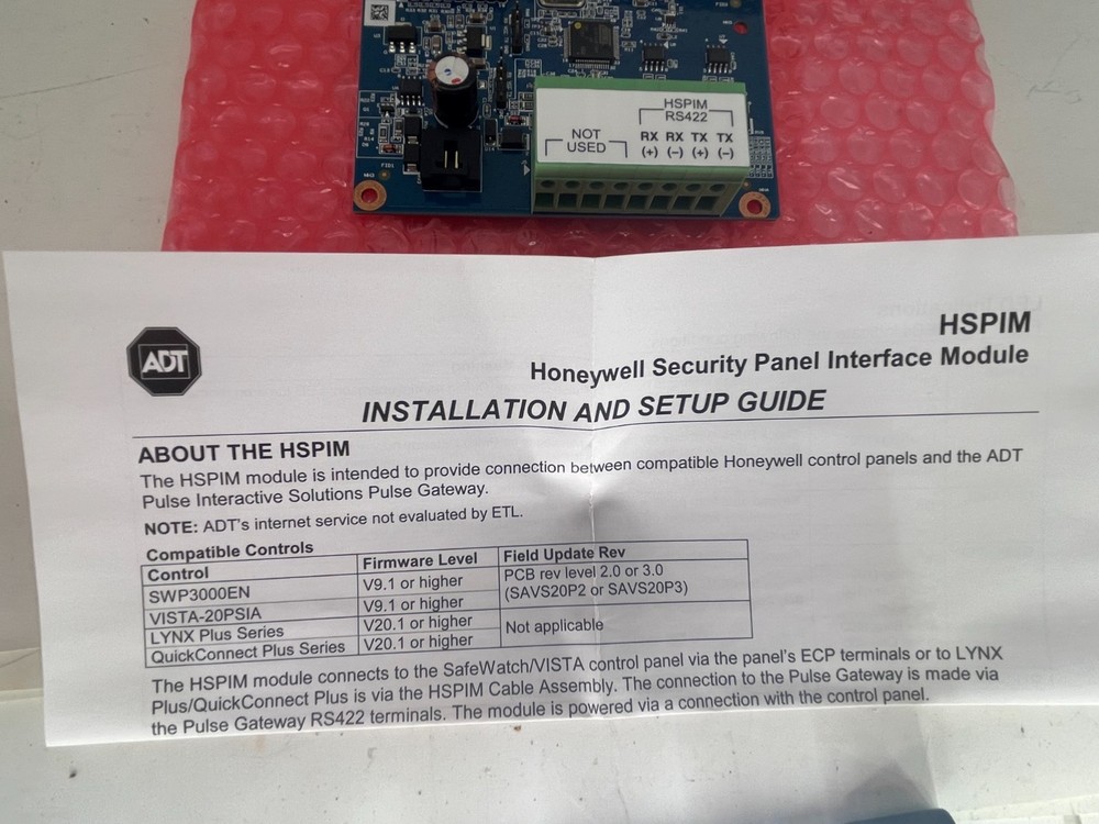 ADT Security System Lot – Keypad, Control Board, Sounder, Modules #3