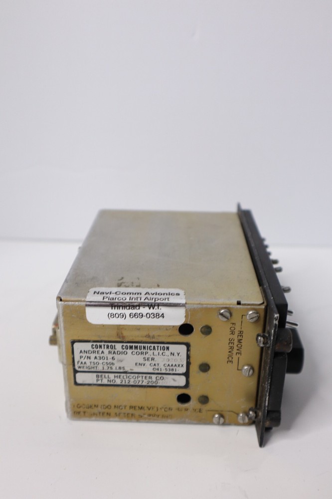 Andrea Radio Corp A301-6 Communication Control