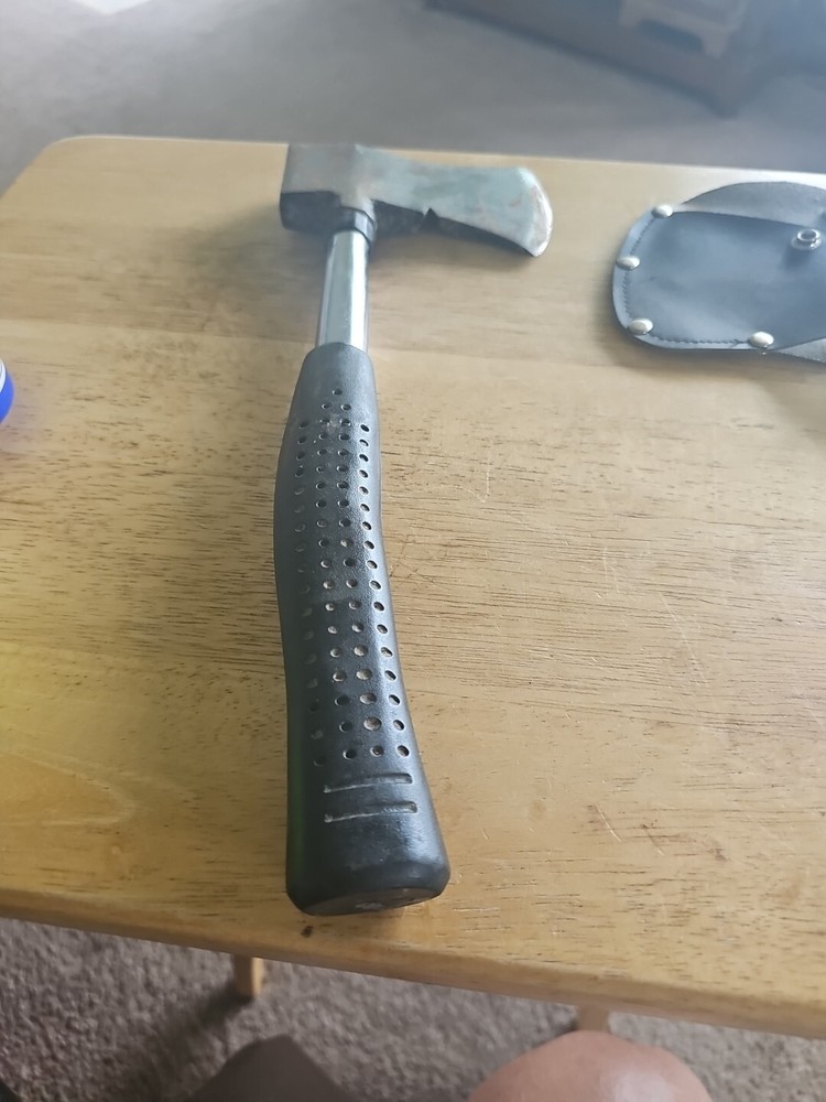 Yardworks Steel Hatchet Axe Tool With Sheath 13"