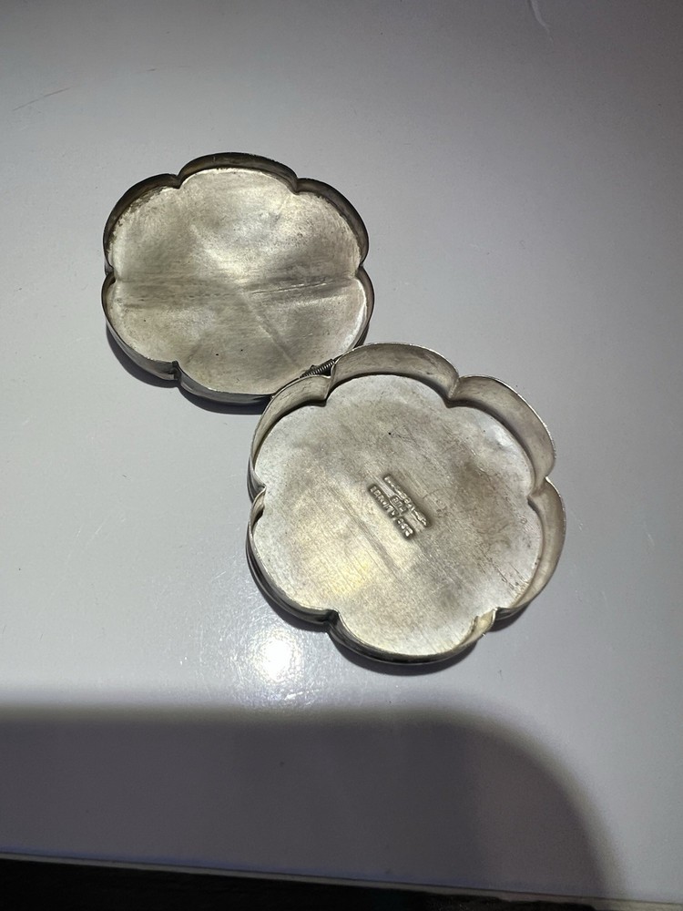 Sterling Silver 925 Vintage Pill Box