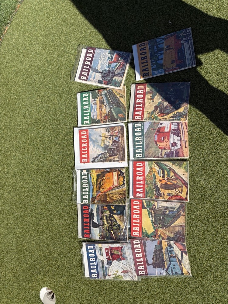 Railroad Magazines 1951 Full Set