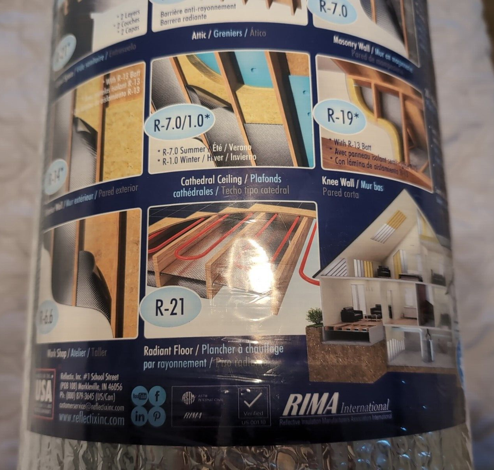 Reflectix 16"X25' Rflc Insulation Staple Tab