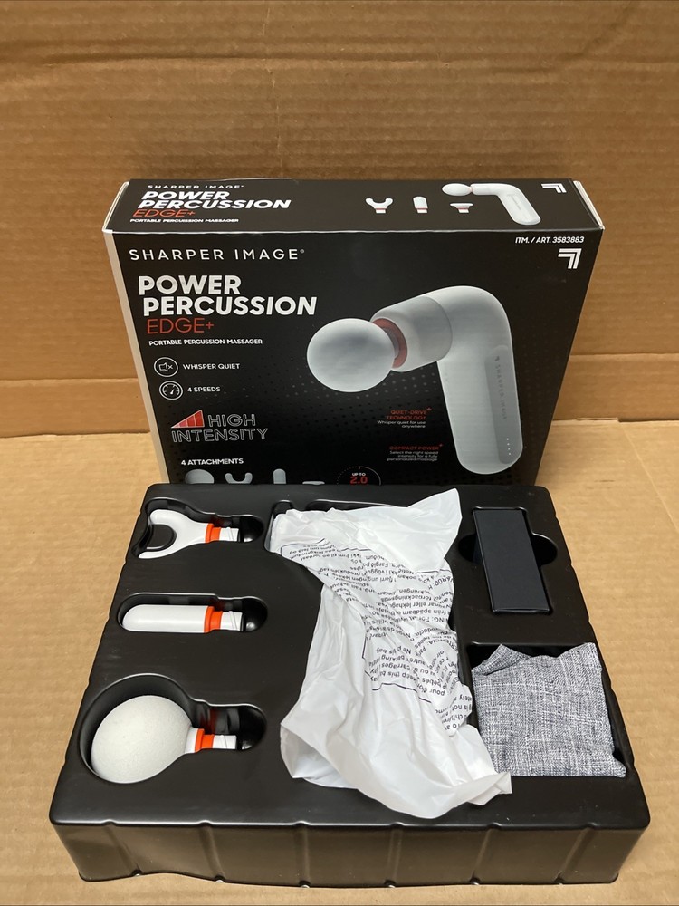 Sharper Image Power Percussion Edge+ Portable Percussion Massager