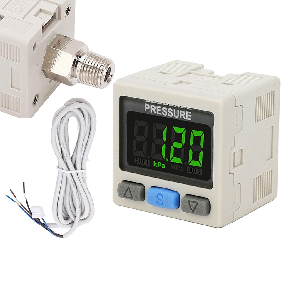 Digital Pressure Switch Pneumatic Vacuum Digital Controller Switch New