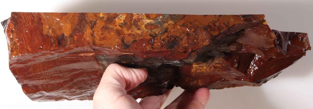 Biggs Scenic type Jasper lapidary 5 lb 10 oz end cut rough