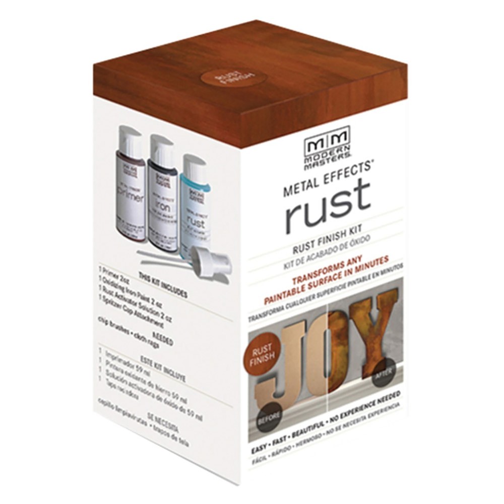 Modern Masters 306293 Metal Effects Rust Finish Kit rust 2oz