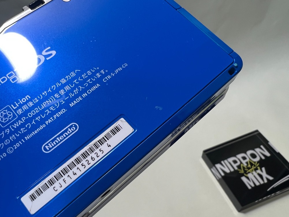 Nintendo 3DS Cobalt Blue Console Complete In Box Tested Working Excellent