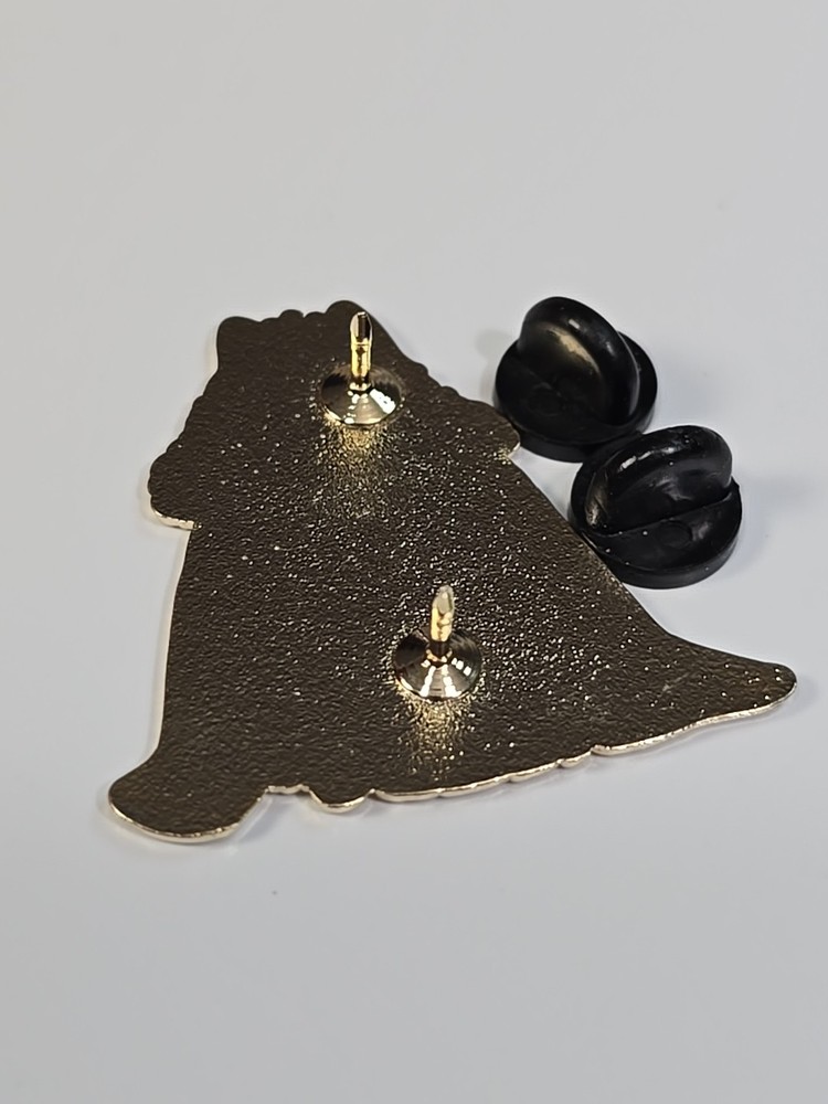 Cat In Red Robe & Crown Lapel Pin
