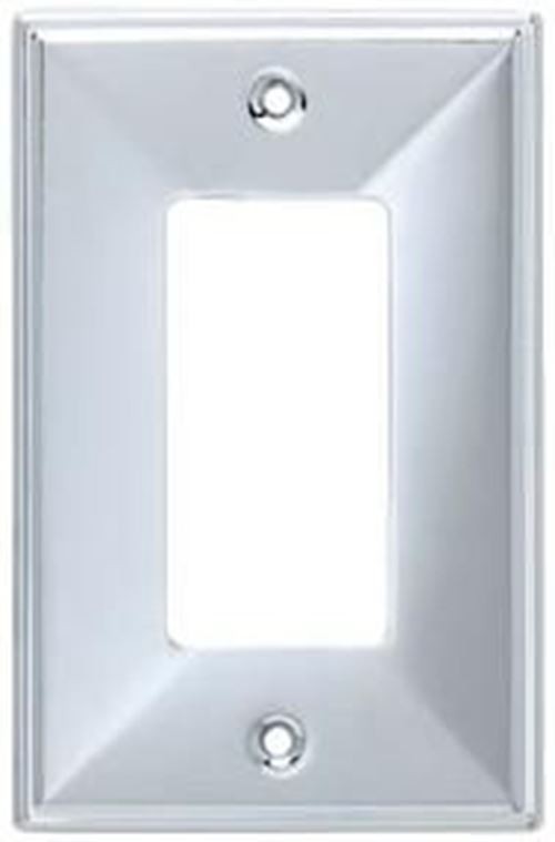 Brainerd - Beverly Single Decorative Switch Plate - Polished Chrome