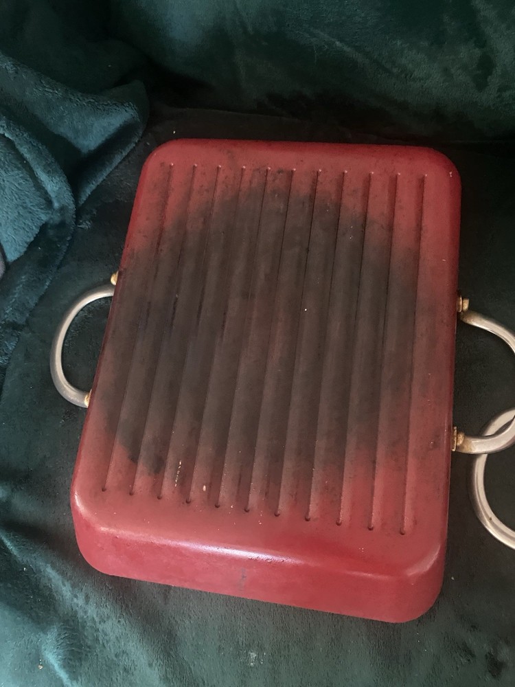 Curtis Stone Nonstick 9x11 Grill Pans Red