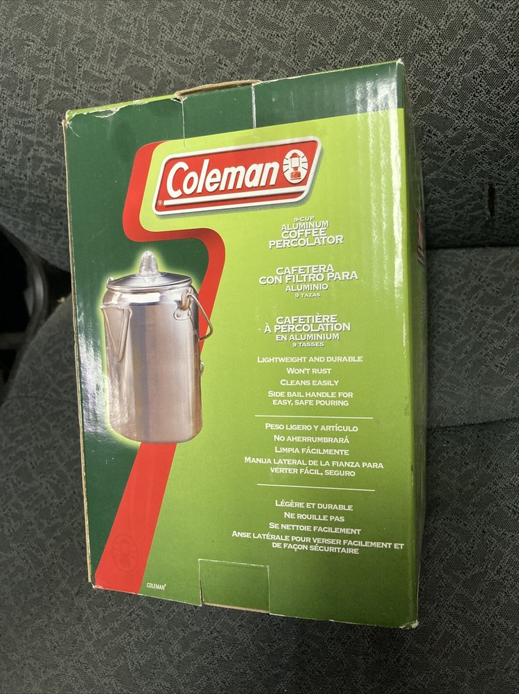 Coleman 9 cup Aluminum Coffee Percolator