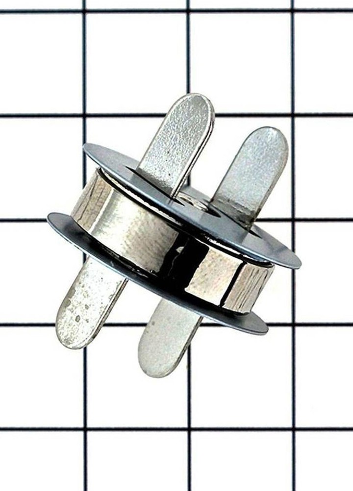 Craft Sha Leathercraft 20mm Silver Leatherworking Magnetic Snap Clasp Button