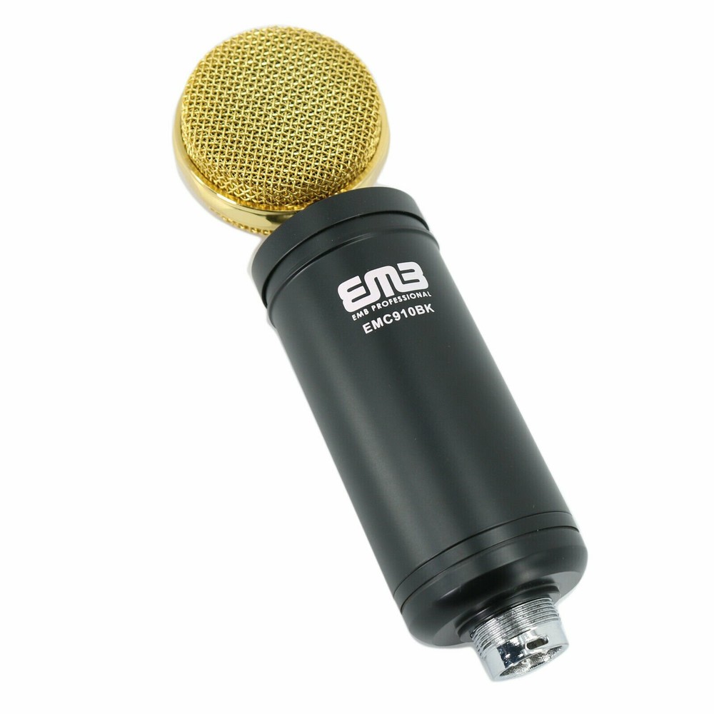 EMC910 Multi-Pattern Large Diaphragm Condenser Project Studio Microphone - Black