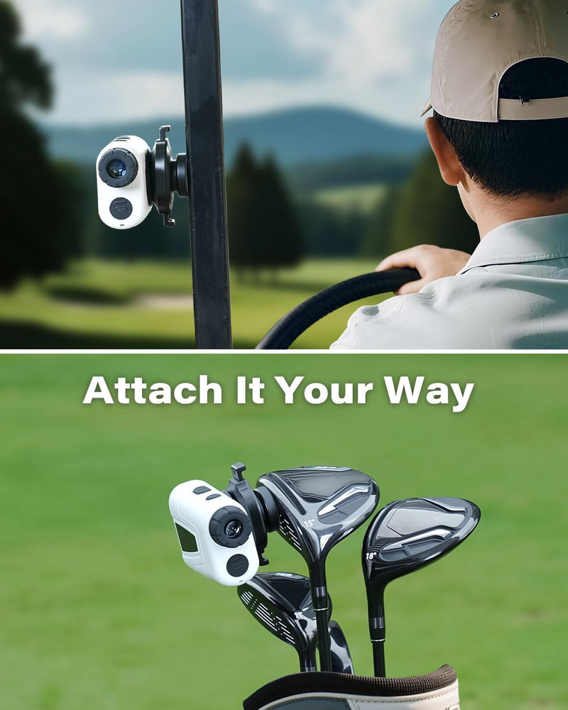 A2C Magnetic Range Finder Holder One-Lock Golf Rangefinder Mount