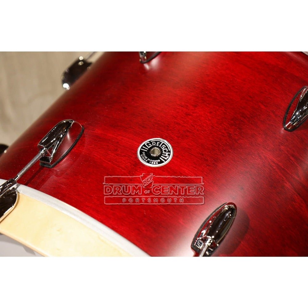 Gretsch Brooklyn 3pc Drum Set Satin Cherry Red