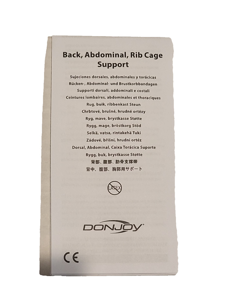 new 3 pack abdominal belt 9" 6" compression binder lower back pain support wrap