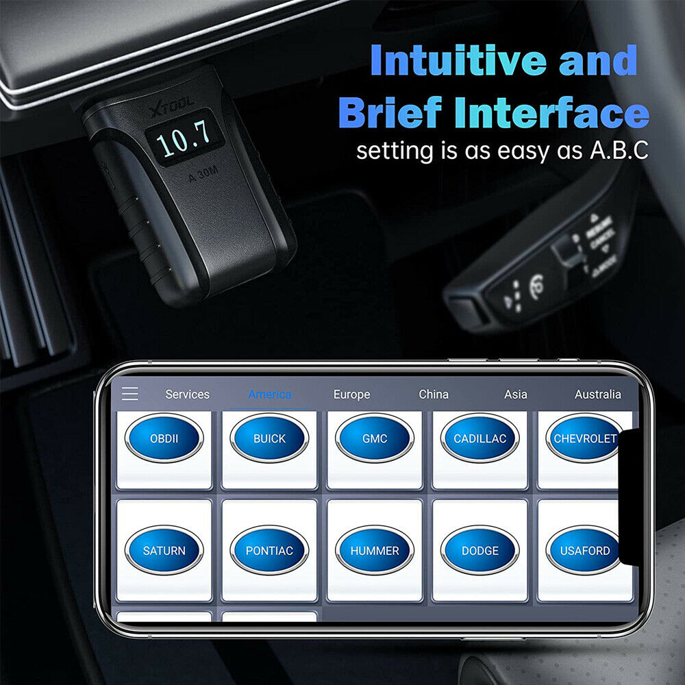 XTOOL A30M Bidirectional Scan Tool OBD2 Diagnostic Scanner Auto Code Reader TPMS