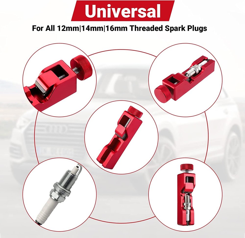 Universal Matte Engine Spark Plug Gap Tool Gapping Gapper 10mm 12mm 14mm 16mm