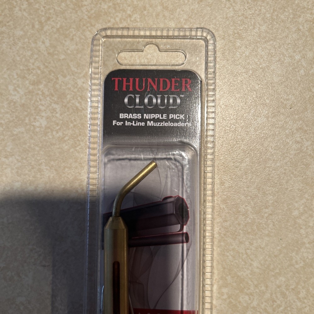 Thunder Cloud Brass Nipple Pick