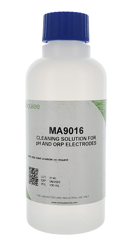 Milwaukee Instruments MA9016 Cleaning Solution for pH/ORP Electrode, 230 mL