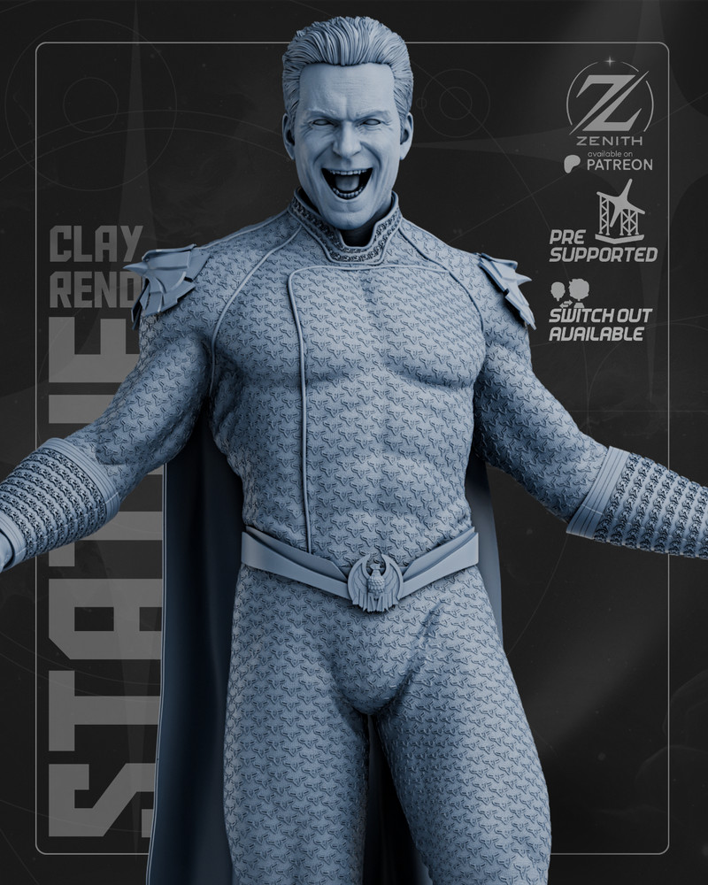 Homelander Statue 3D Printed Kit Unpainted/Unassembled