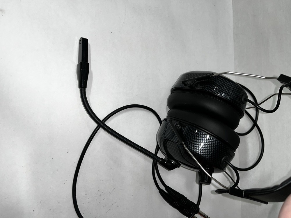 Aviation Headset Dual Plugs