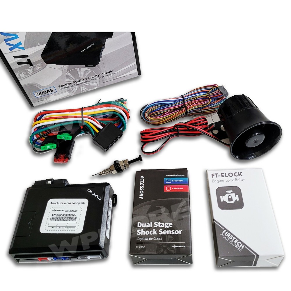 Firstech CM-900AS Controller Remote Start & Alarm Security MAX IT Kit Module