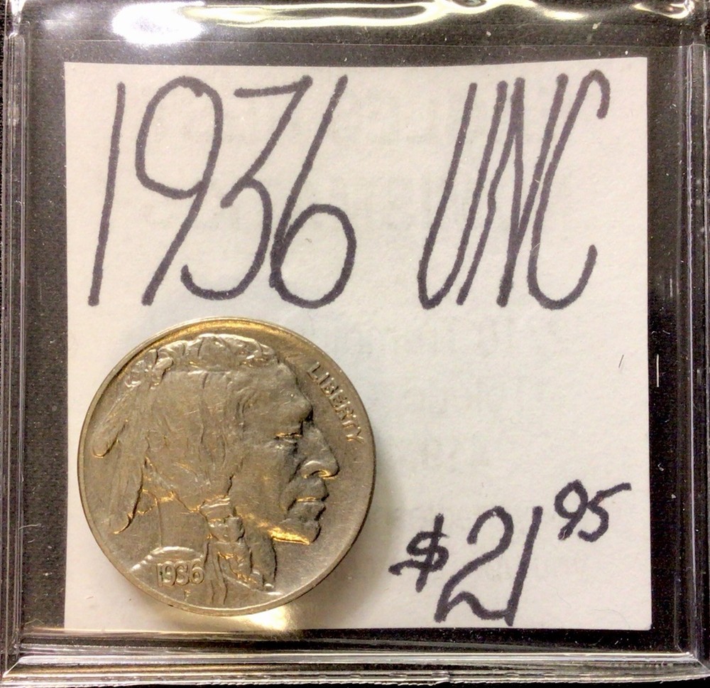1936 Buffalo Nickel UNC! ENN Coins