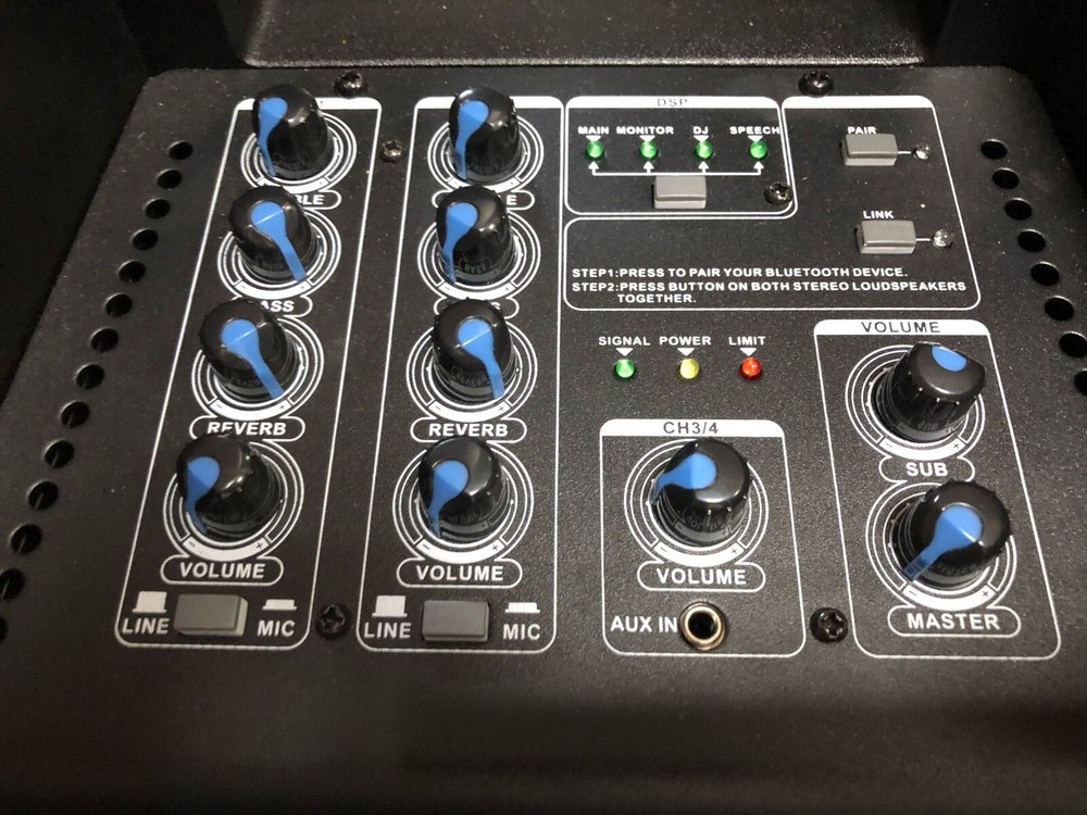 System Line Array Amplified Sound Bafle Speaker 400W PMPO