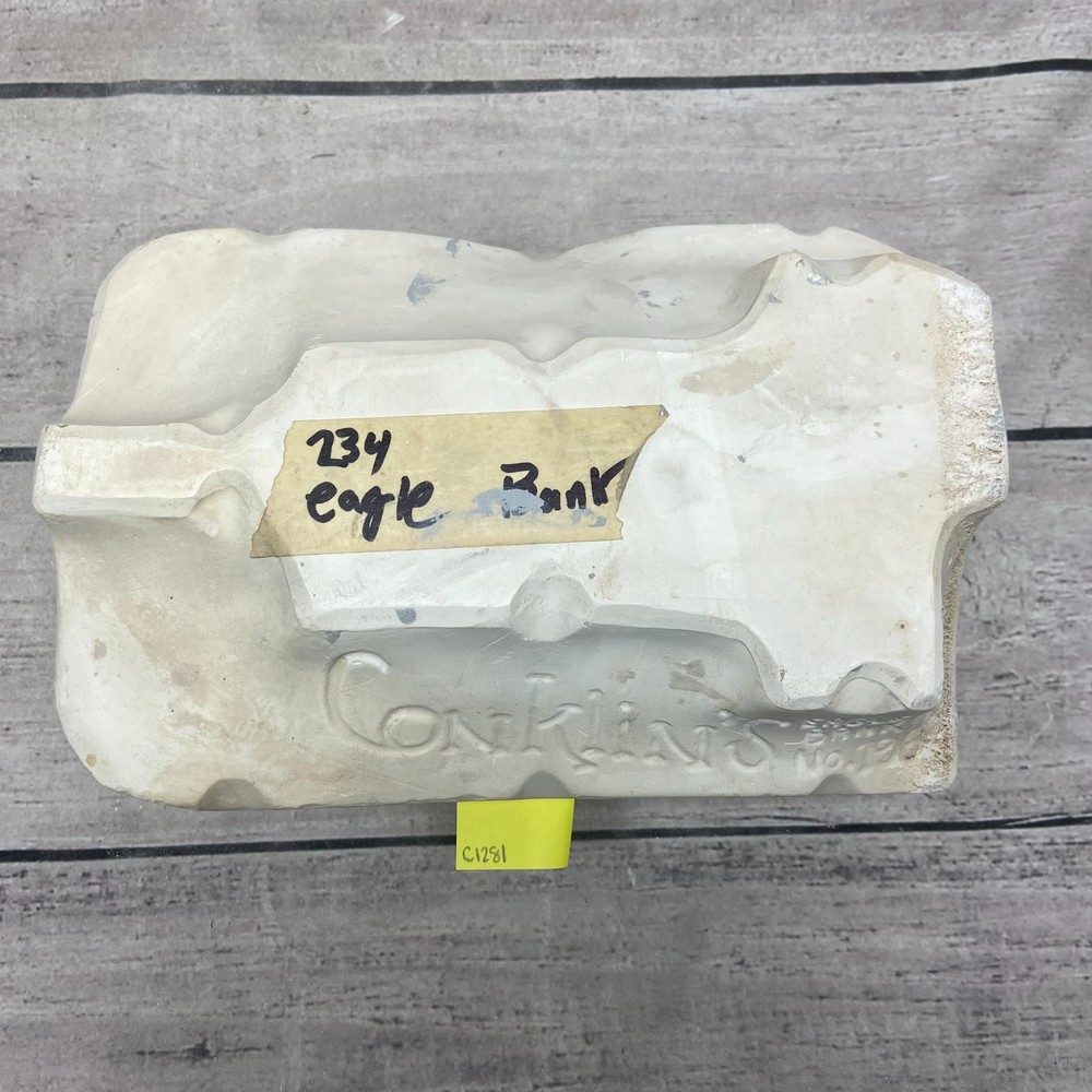 Conklins Ceramic Casting Mold Eagle Bank #196