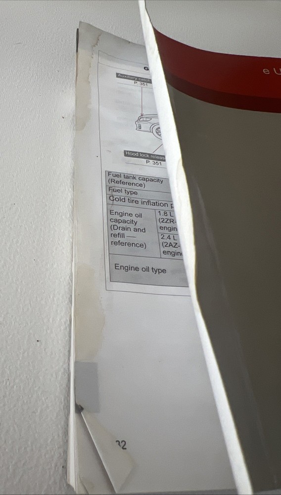 Toyota Corolla Owner's Manual 2013