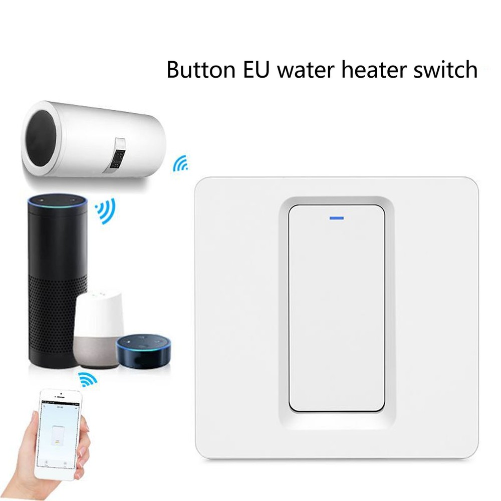 Water Heater Switch WIFI APP Voice Control Timing Smart Touch Switch AC100‑240V