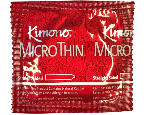 Kimono MicroThin Condoms - Straight Sided - 24 count