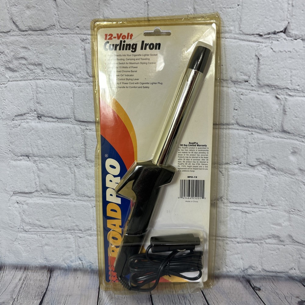 Roadpro 12 Volt Curling Iron