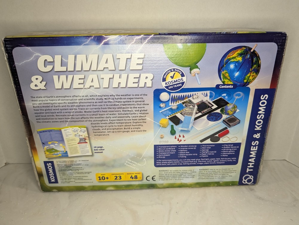 Thames & Kosmos Climate & Weather Experiment Kit-New