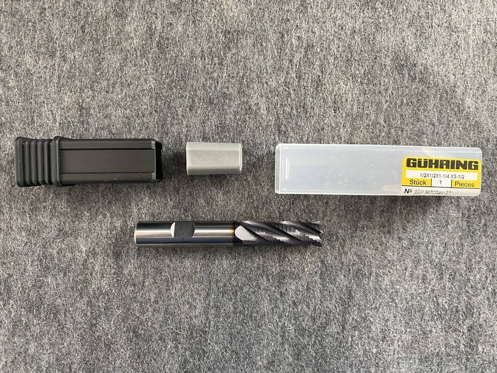 Guhring Solid Carbide 1/2X1/2X1-1/4 X3-1/2