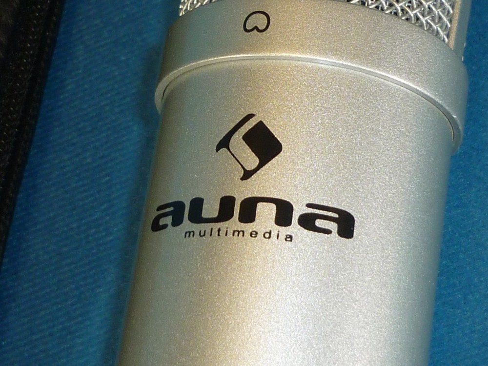 Auna Multimedia USB Microphone in Silver